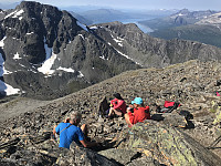 Lunch break at the top :)