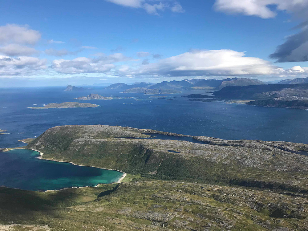 View to Sommerøya and Kvaløya 