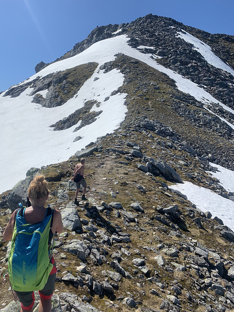 Following the ridge up