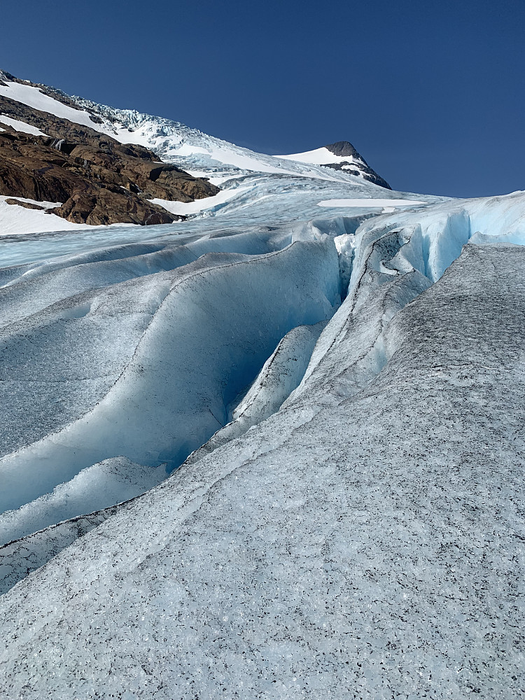 Crevasses getting bigger