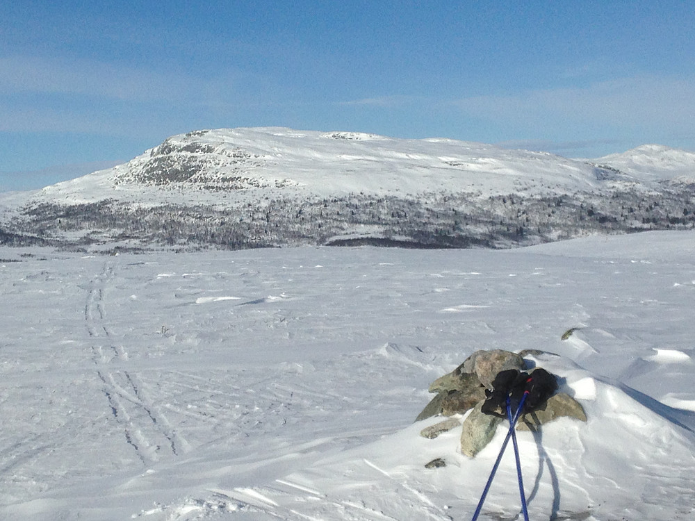 Ongsjøfjellet fra høyeste punkt på Vetafjellet