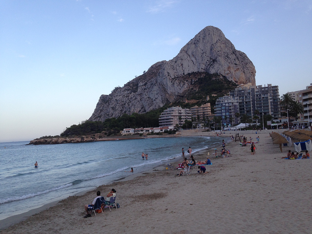 Byfjellet, Penon de Ifac, i Calpe