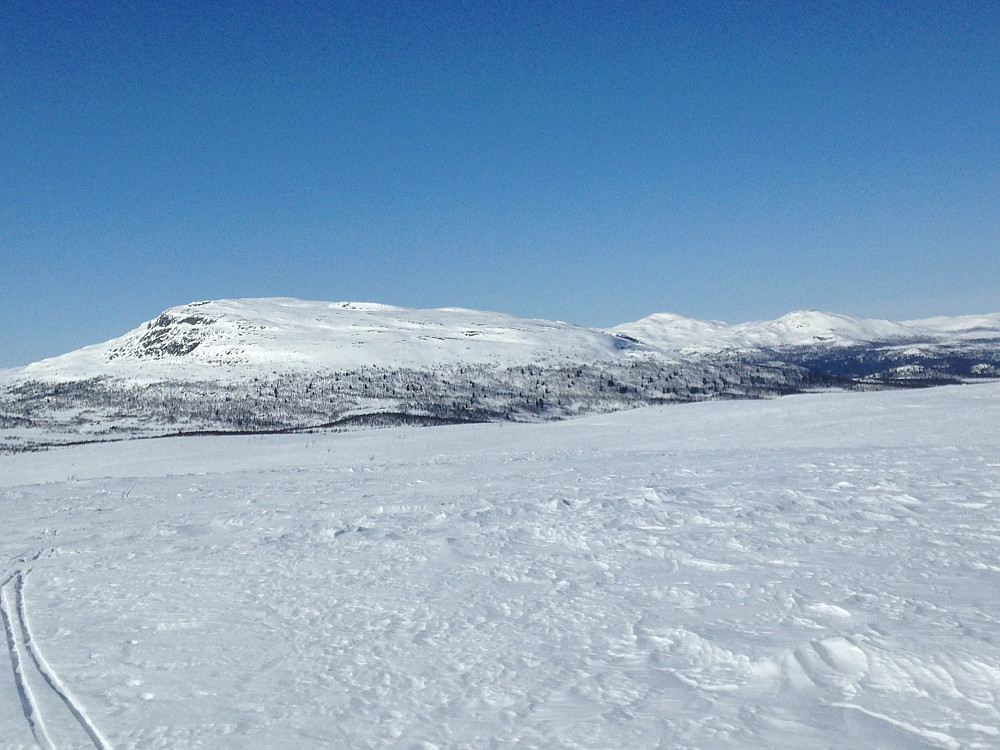 Ongsjøfjellet sett fra Vetafjellet