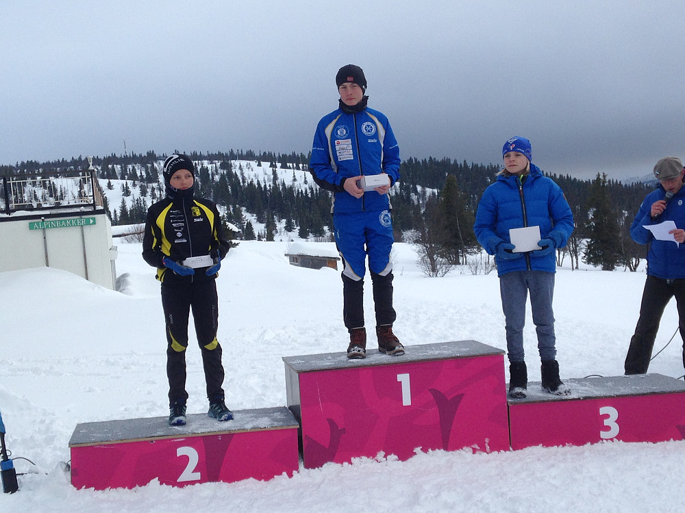 Fra premieutdelingen i Totenbankcupen