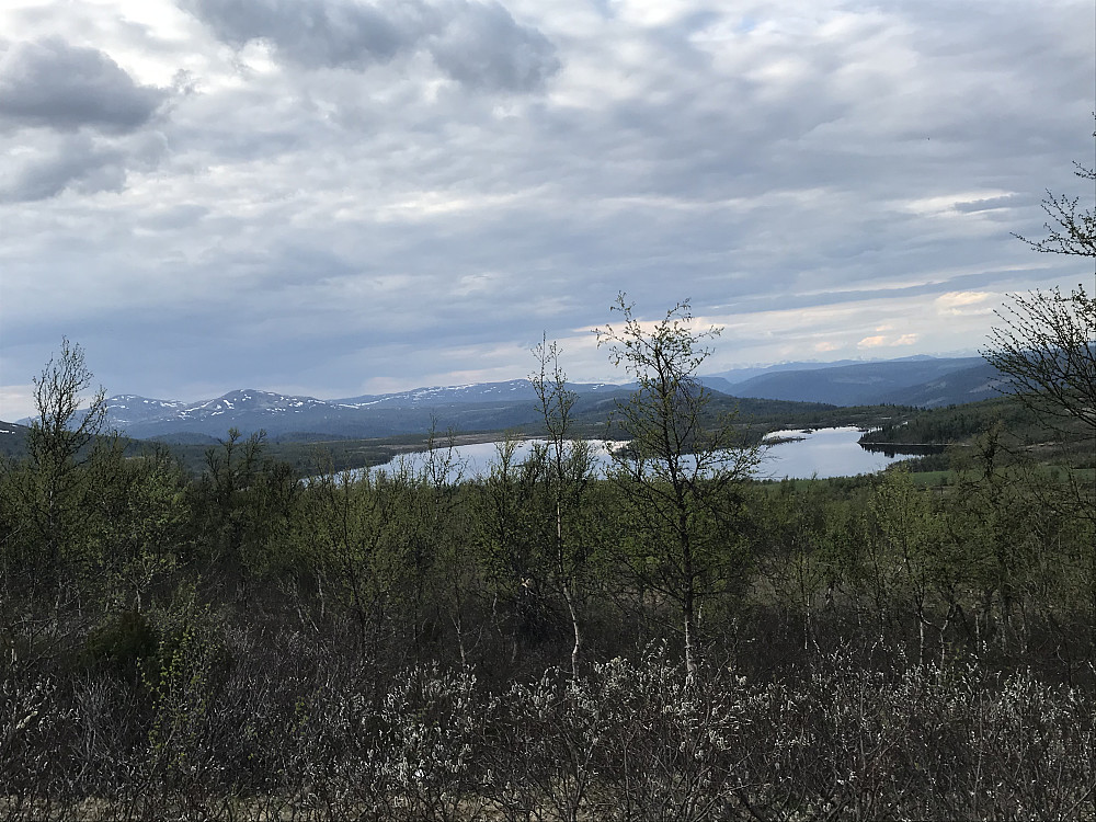 Nedre Ongsjøen, med Gråhøer bak