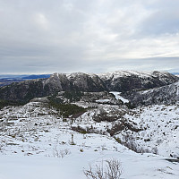 Steinfjellet og Langvatnet.