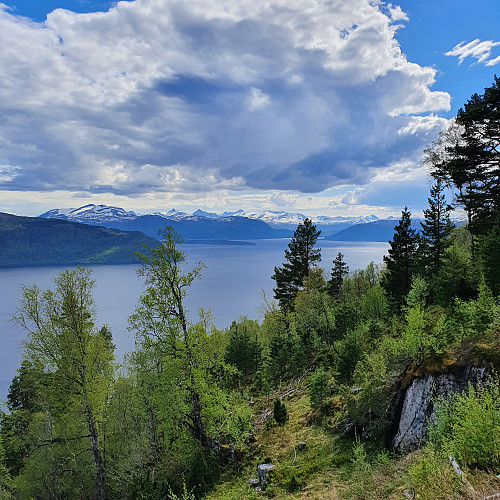 Bæverfjorden sørover.