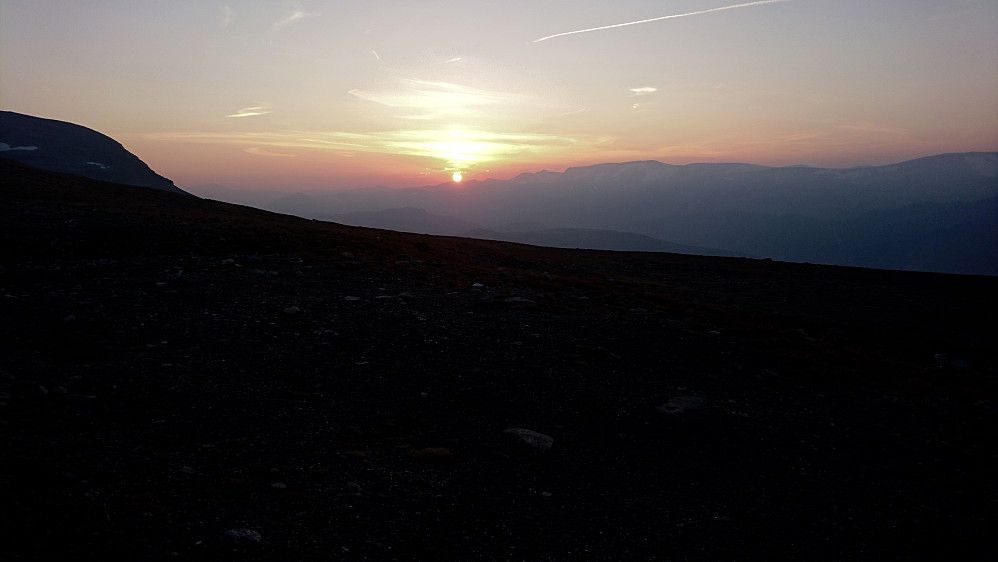 Solnedgangen mot Rondane