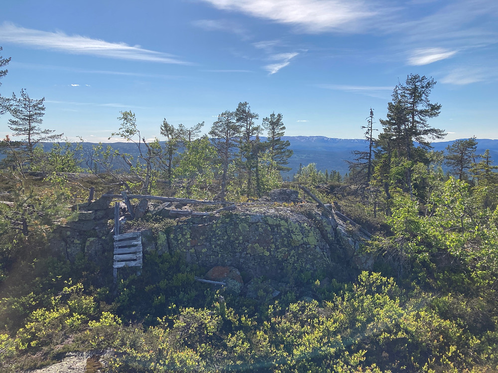 Toppunktet på Åslandåsen.