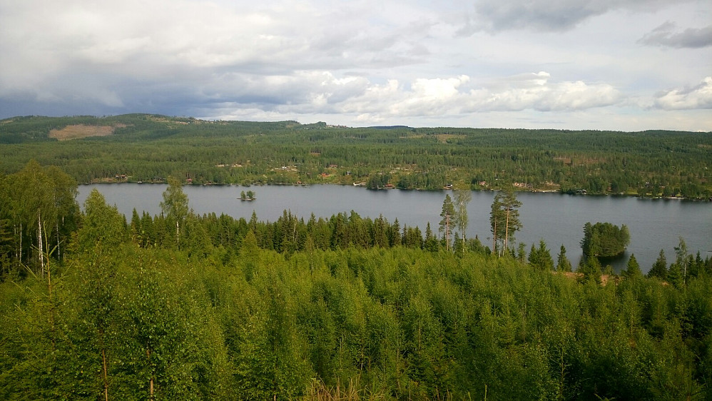 Trevatna fra utsiktspunktet