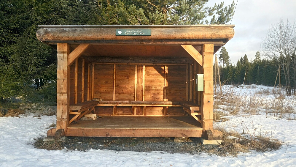 Gapahuken på Vind