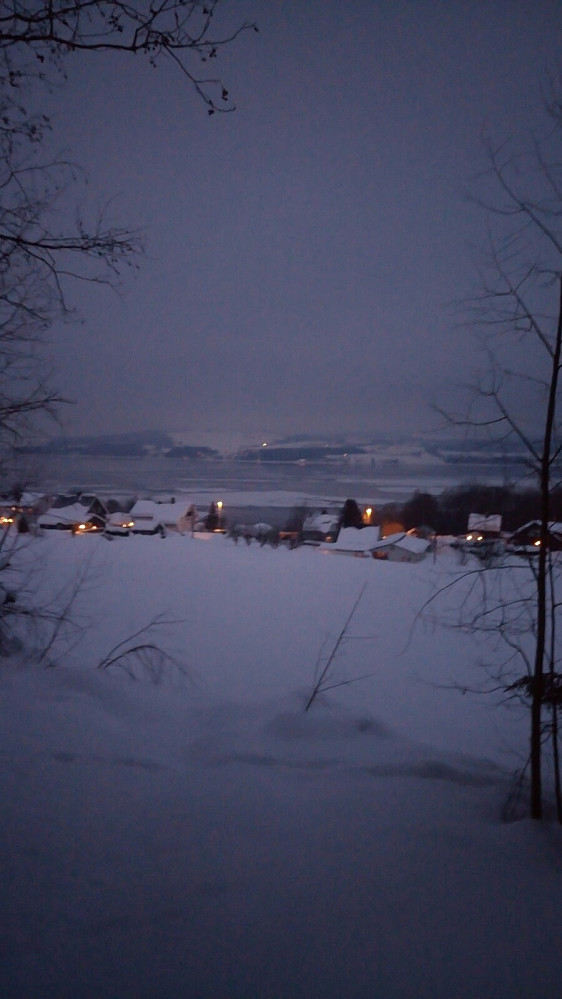 Isen er i ferd med å legge seg