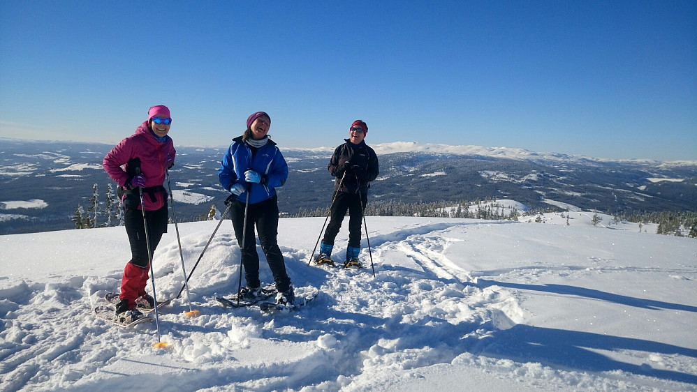 Ingunn, Irene og Eli på Skartlifjellet