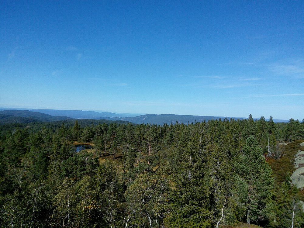 Nordvestover fra Vestfjellet