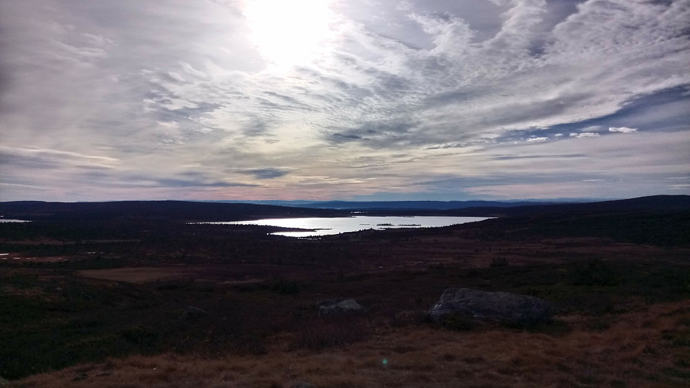 Sørover mot Reinsvatnet fra Hitfjellet