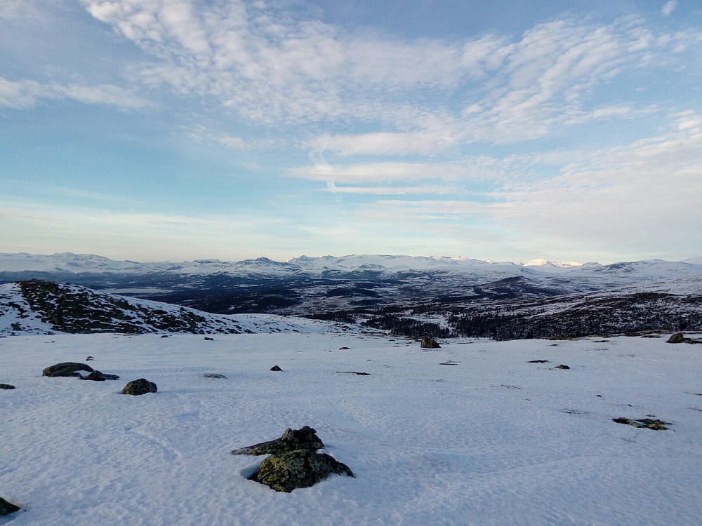 Nordvestover fra Gravfjellet