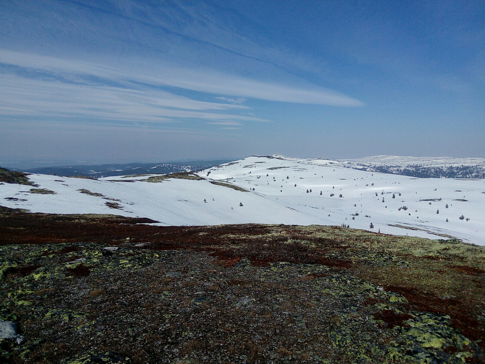 Tilbakeblikk mot Fjellenden fra Freningfjellet