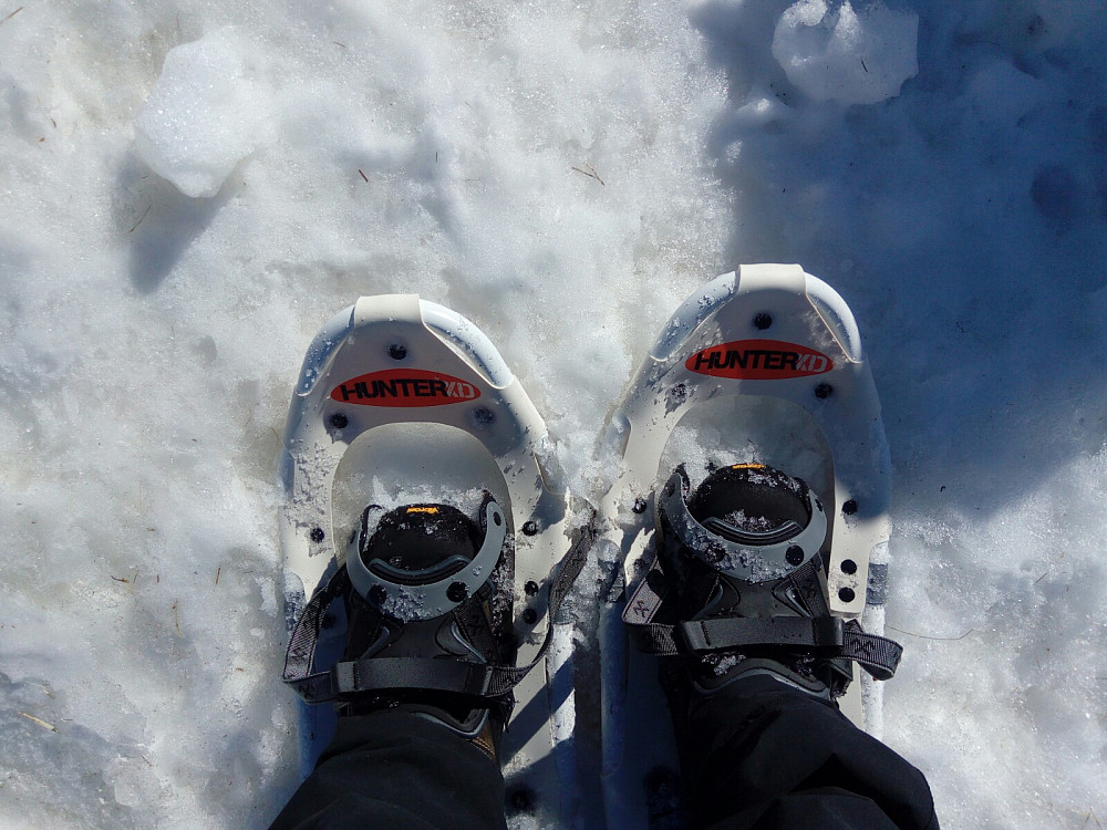 Da ble de nye trugene (Tubbs Mountaineer Hunter XD 25") testet 17,5 km i dag, kongetruger!