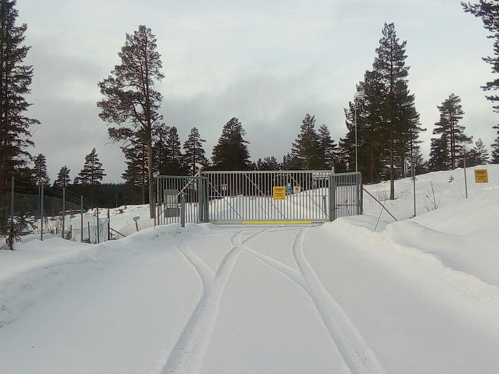 Startet fra porten til Bradalsmyra testsenter