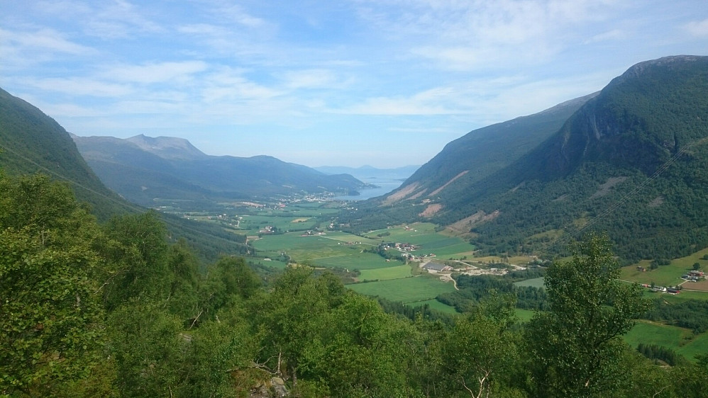 Utsikt over Tresfjorden