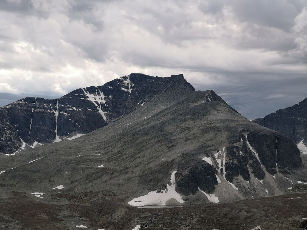 Storronden, med Rondvasshøgde utover på venstre side som til slutt ender i Veslesvulten rett ovenfor Bjørnhollia