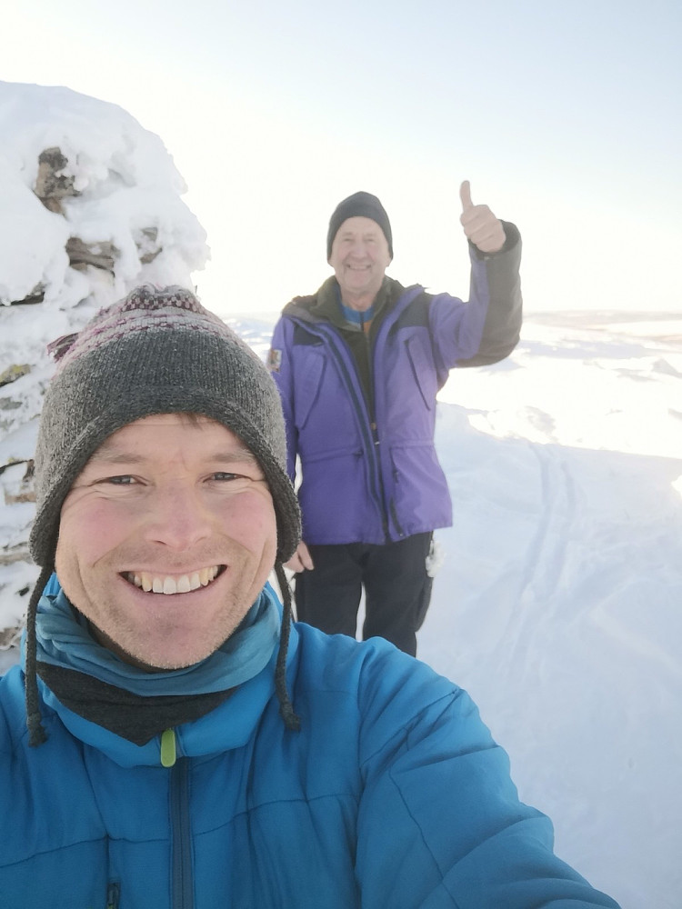 Selfie på toppen av Gråhøgda