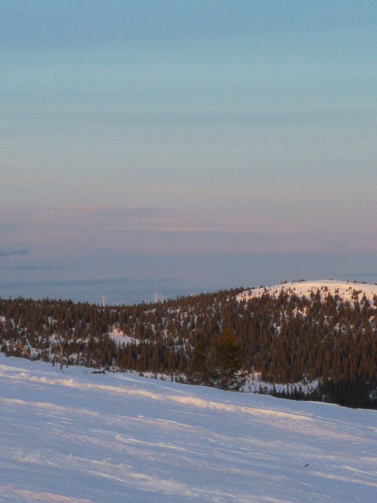 Jeg kvakk til i ett lite sekund da jeg trodde jeg så vindmøller på Engulvsfjellet..
