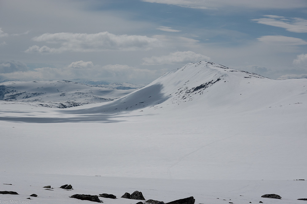 Turens mål. Fremre Grynningshøa nederst i Grynningsdalen.