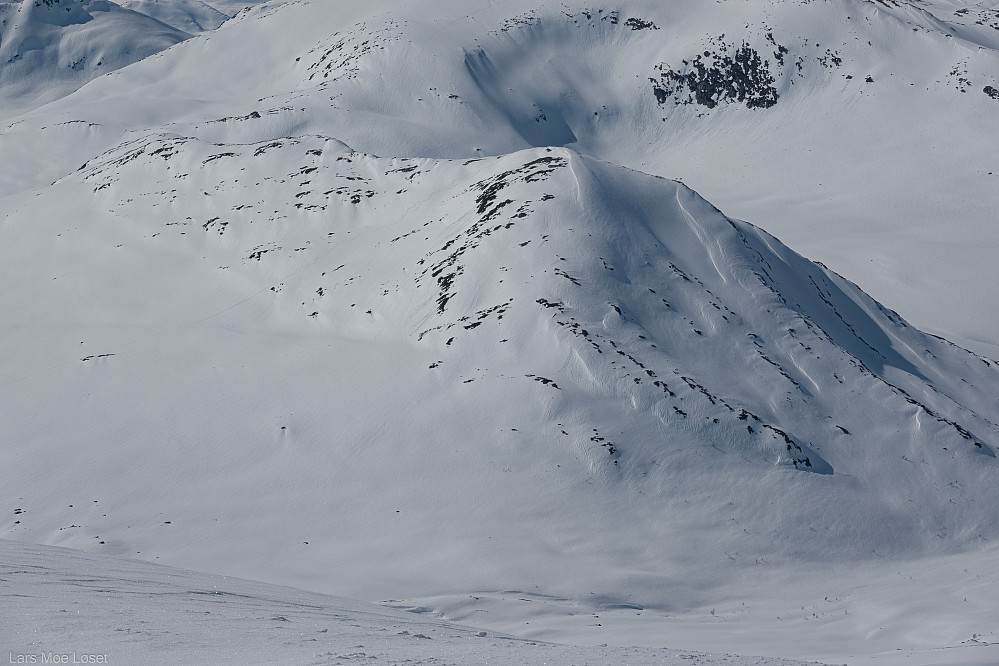 Sprikltjønnknobben sett fra Søndre Storlifjellet.