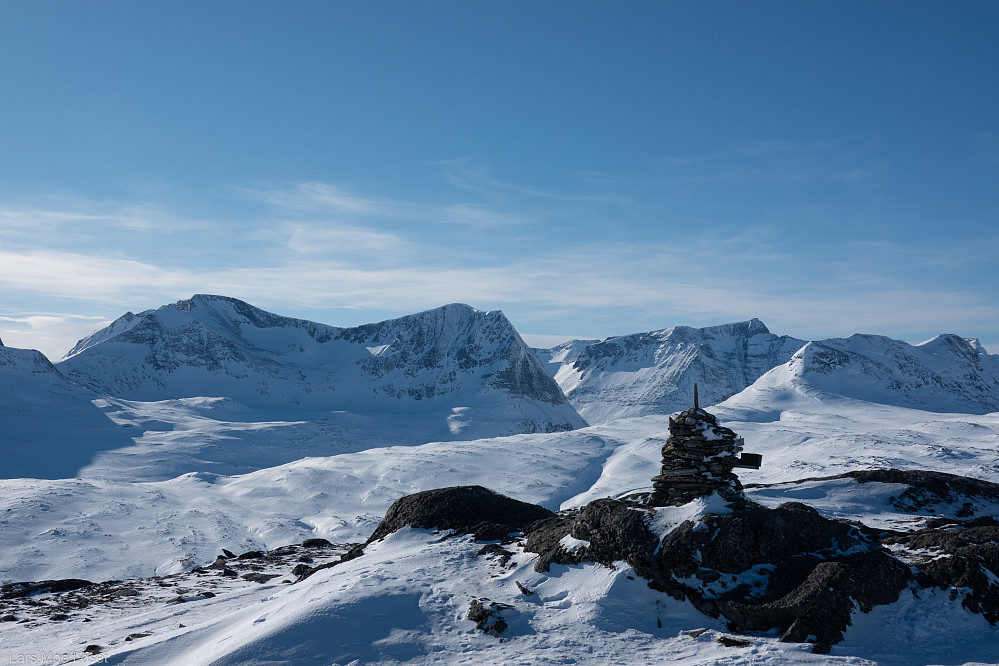 Utsikt vestover mot Storsalen og Kringlehøa.