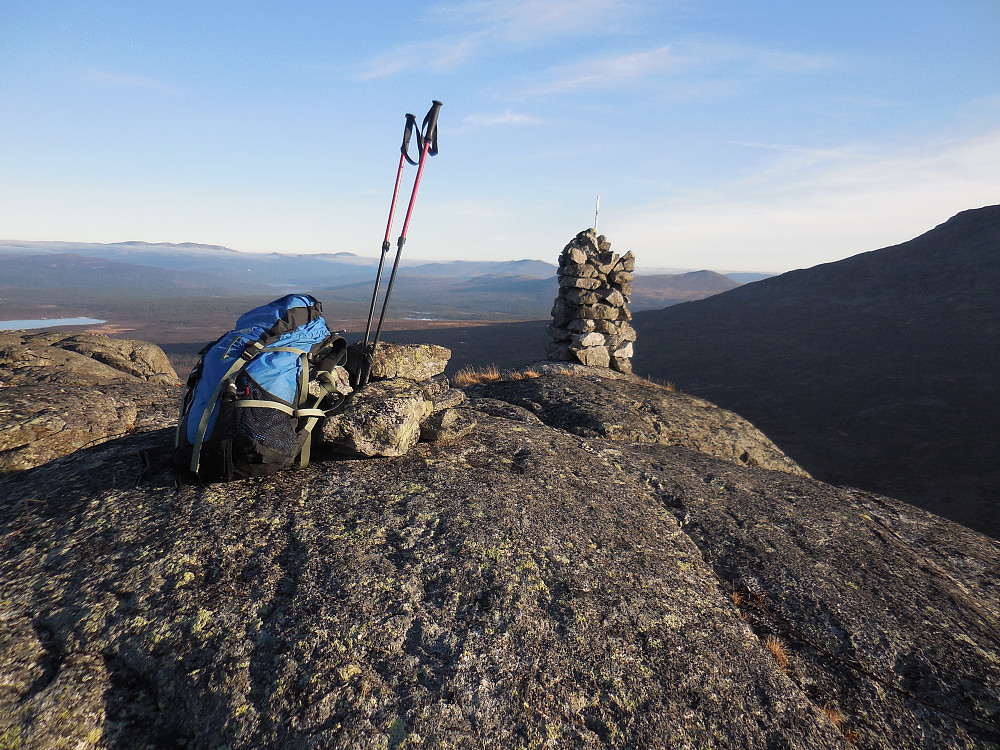 Dagens siste topp; Lassekampen 1283 moh.