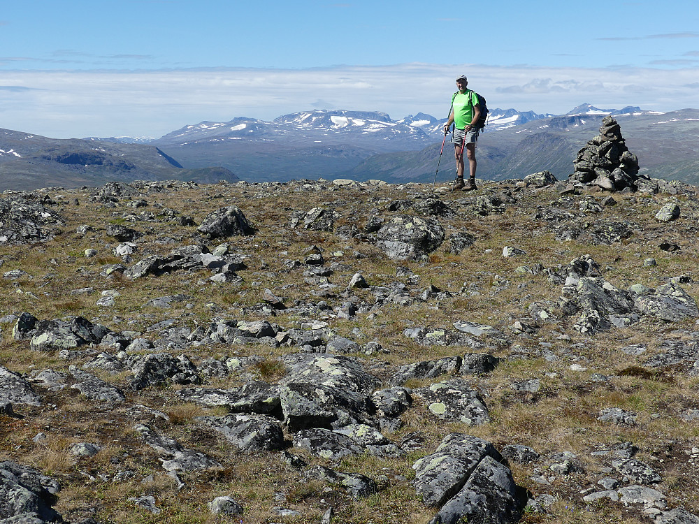 Meg på toppen av Oskampen, 1513 moh.