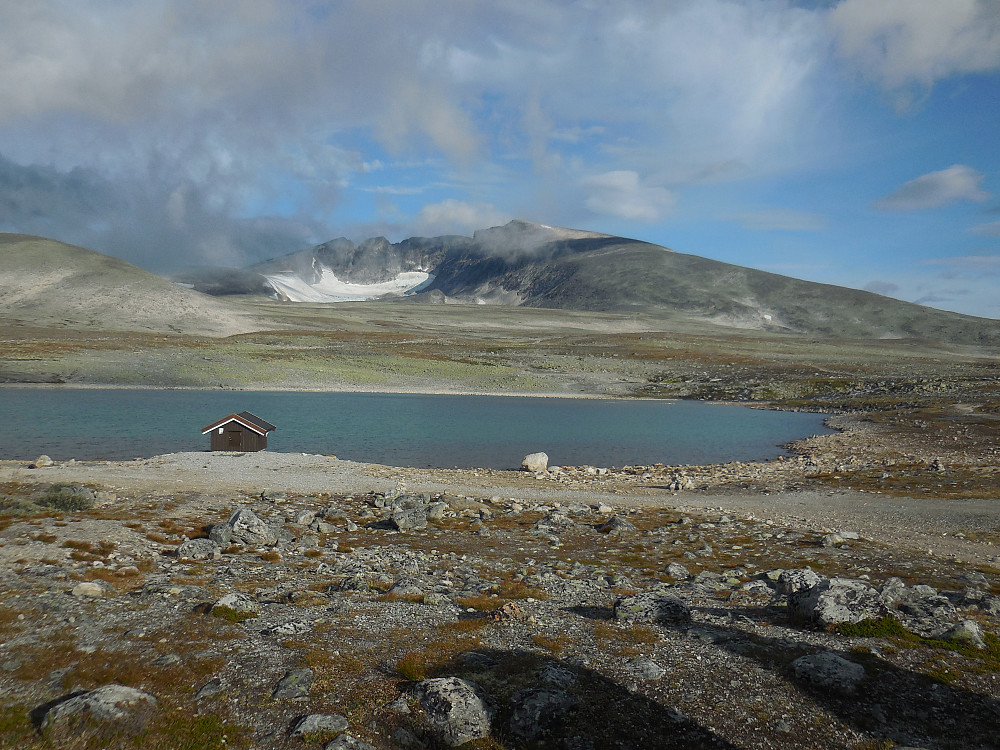Snøhetta fra Snøheim tidlig på morran.