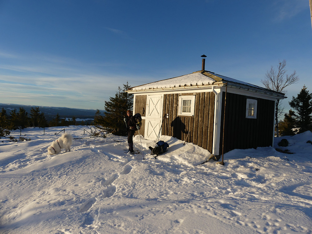 På toppen av Deifjellet, 876 moh.