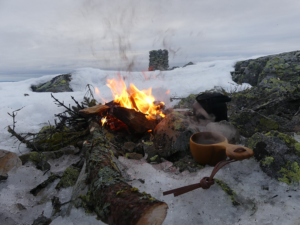 Skal si det smaker med nykokt kaffe på toppen!