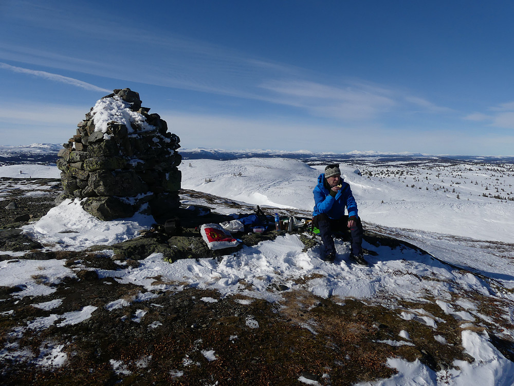 Rast på Gammelhans, 1066 moh.