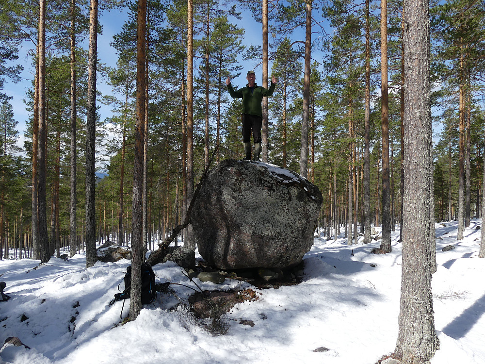 Håkon på Orrhøgda, 403 moh. Er dette Åmot sin vanskeligste topp?