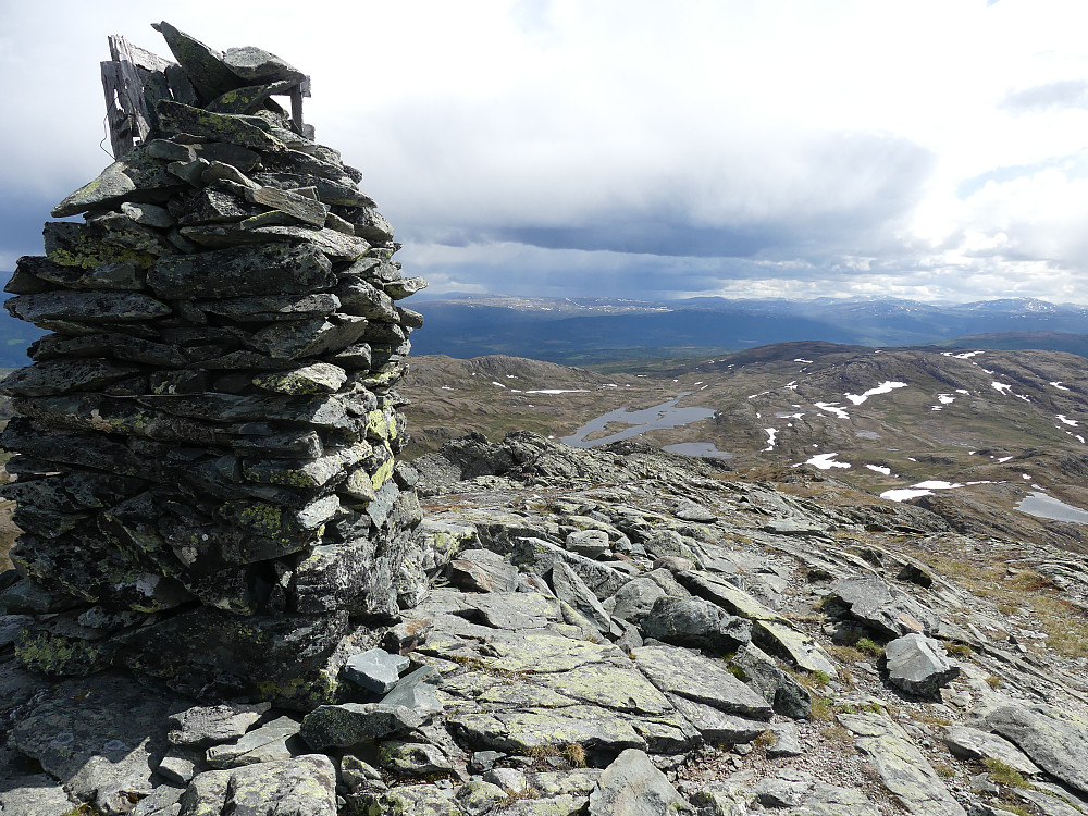 Toppvarden på Ramshøpiken, 1174 moh.