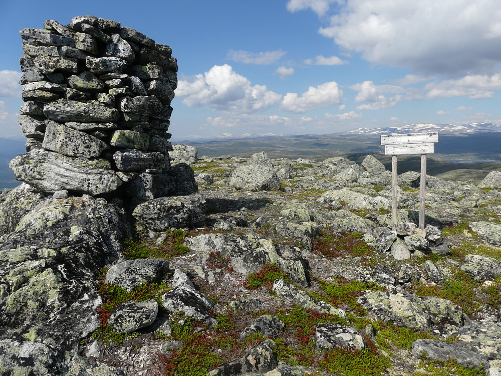 På Skamsarkampen, 1362 moh.