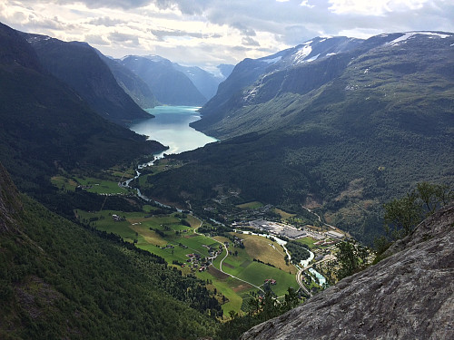 Matpause før broen