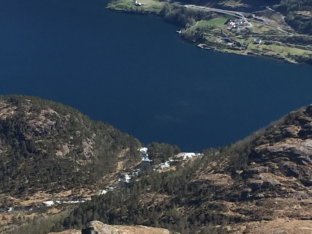 Starten av Laukelandsfossen