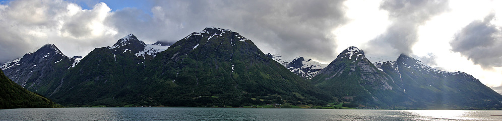 Panorama fra Hjelle Hotell