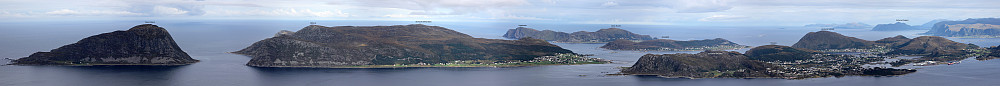 Øyene Skorpa, Nerlandsøya, Bergsøya og Leinøya