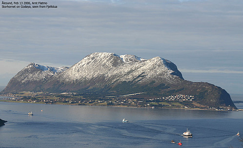 Storhornet on Godøya (picture taken in 2006)