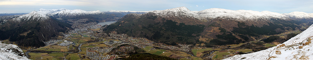 Utsikt fra Viafjellvarden