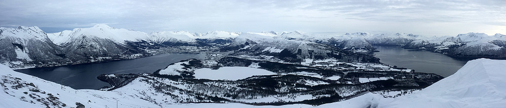 Iphone-panorama fra Helgehornet