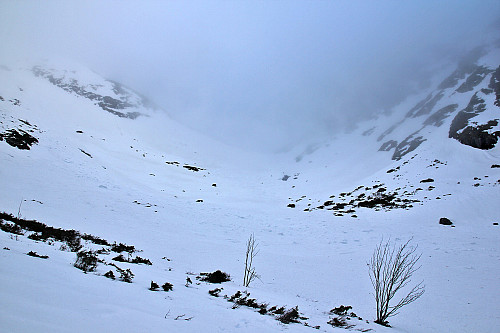 Merkelig snø i Klungsdalen