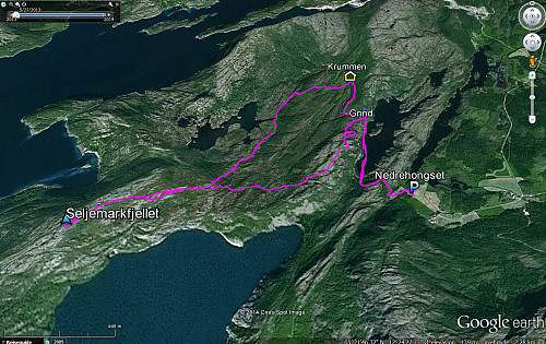 GPS spor fra turen