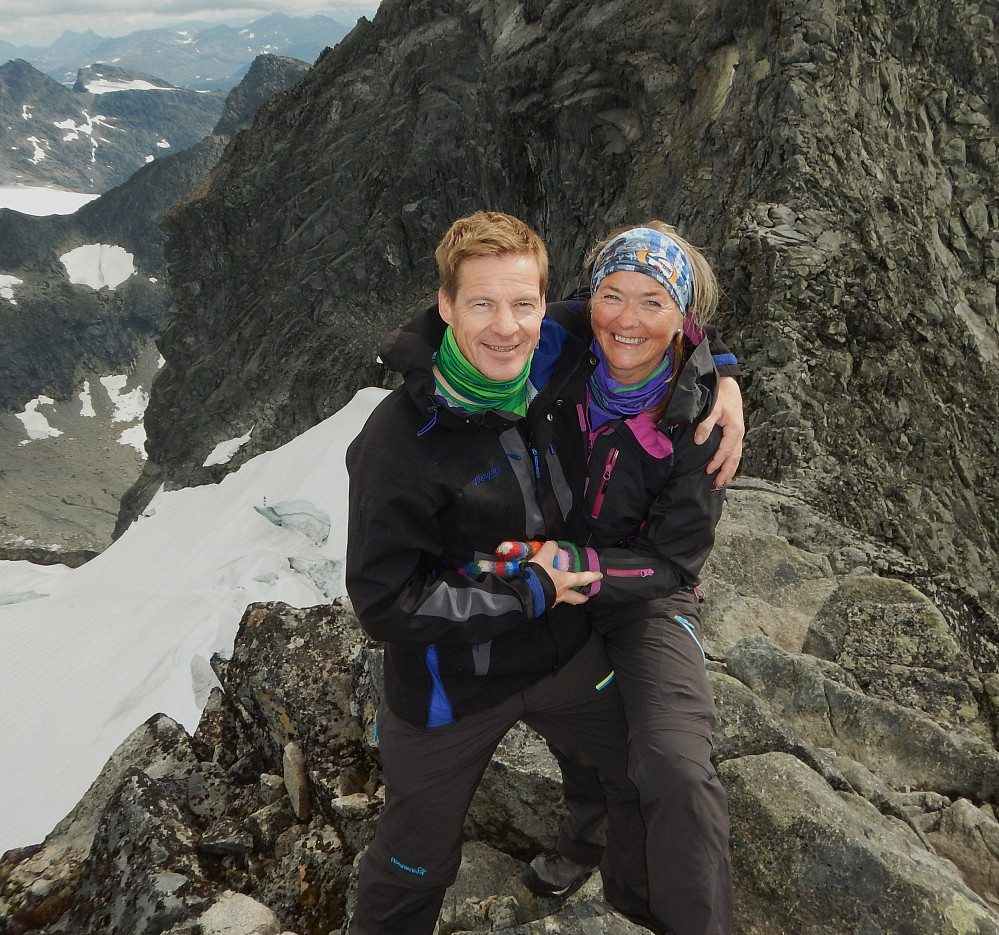 Meg og Einar på Vestre Austabotntinden.