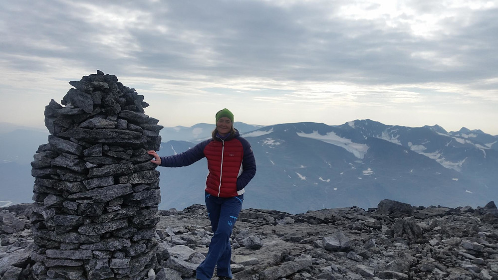 Toppvarden på Besshøe, 2258 moh. 